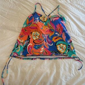 24th & Ocean Multicolor Cross Strap Tankini